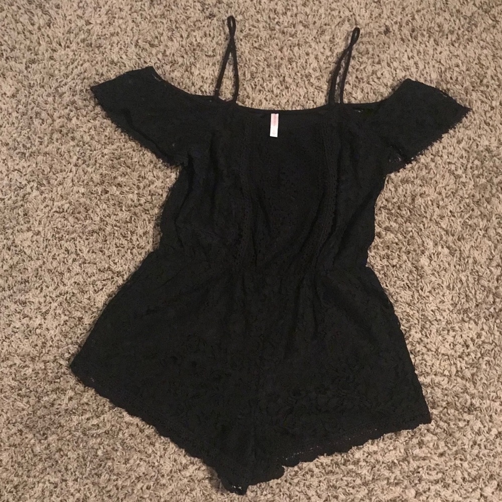 Black Lace Rumper